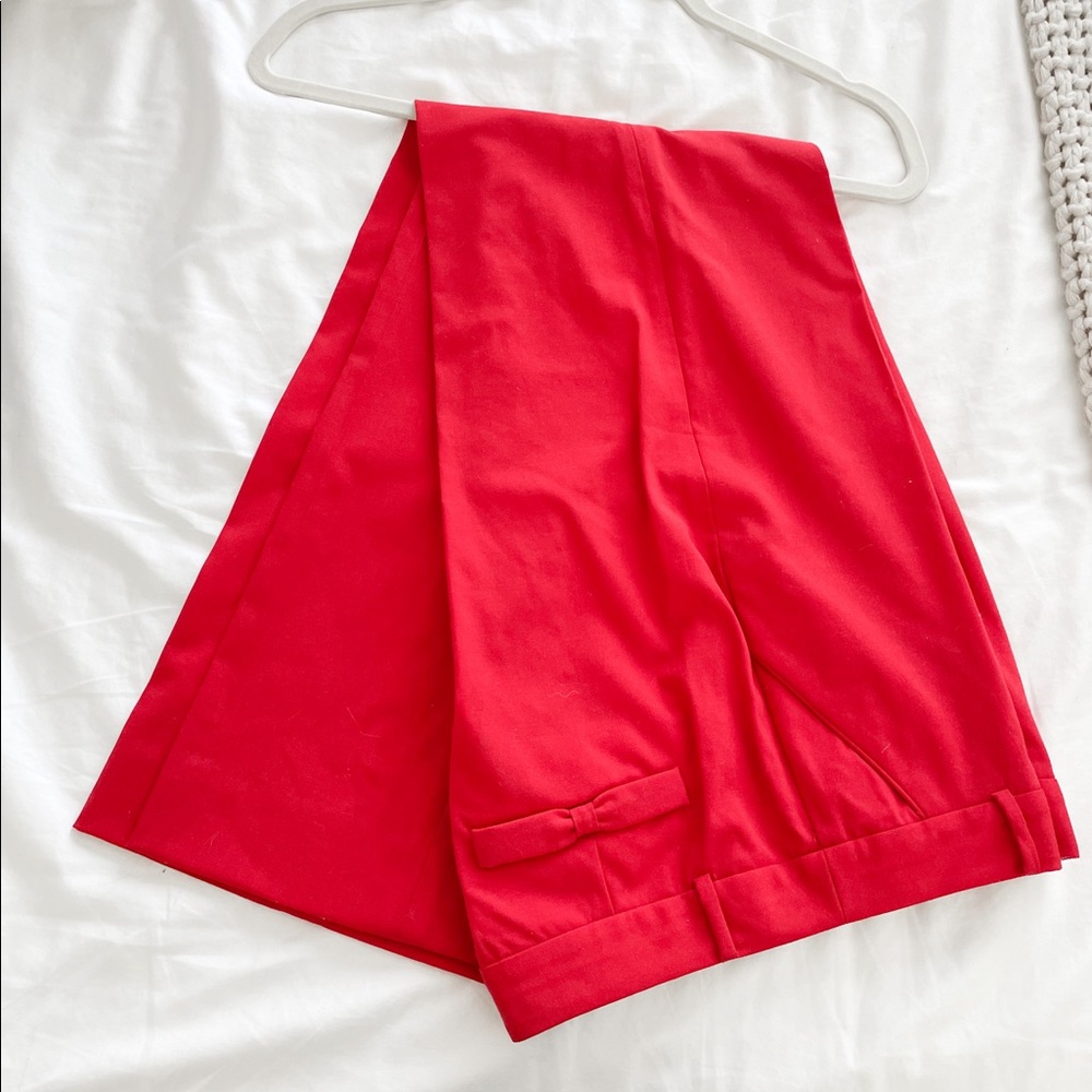 BRAND NEW! Kate Spade New York Red Bow Pants